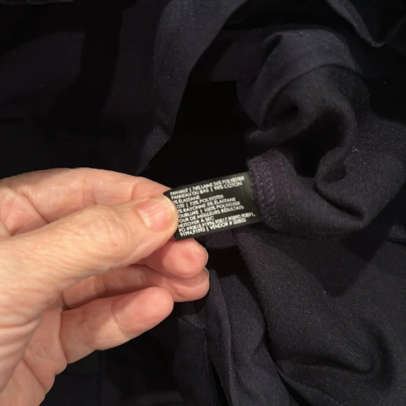 CLUB MONACO NAVY BLUE SHEETH DRESS BACK ZIPPER TEXTURED SCOOP NECK  SIZE 6 - Picture 11 of 11